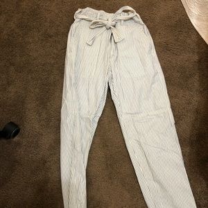 Striped American Eagle pants